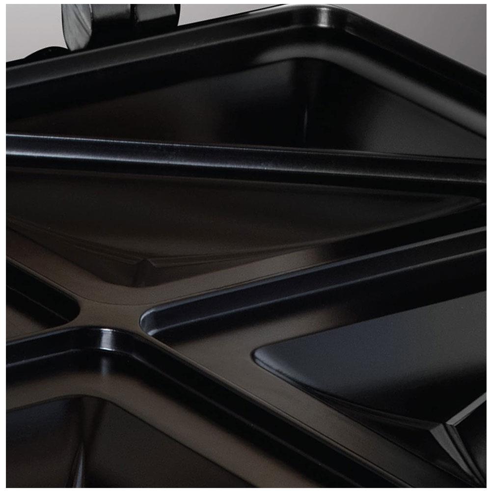 Russell Hobbs 4 Portion Deep Fill Non Stick Toastie Maker Black & Silver