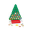 Melissa & Doug Countdown To Christmas Wooden Seasonal Advent Calendar- Magnetic Wooden Tree & 24 Magnetic Ornaments - Multicolor
