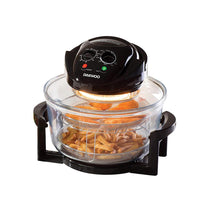 Daewoo Deluxe Halogen Air Fryer With An Extension Ring 1300 W 17 Litre - Black SDA2907