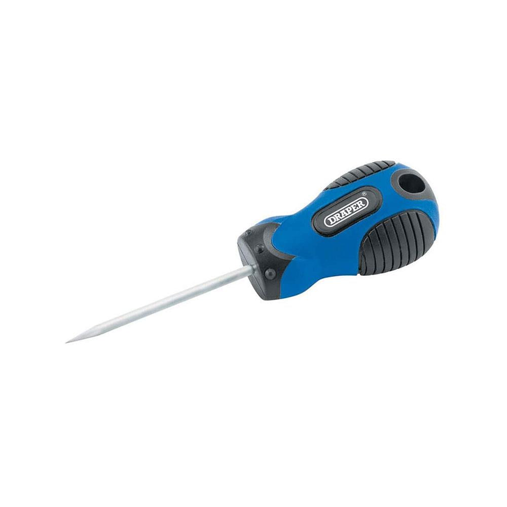Draper Soft Grip Carpenters Awl 75mm - Blue