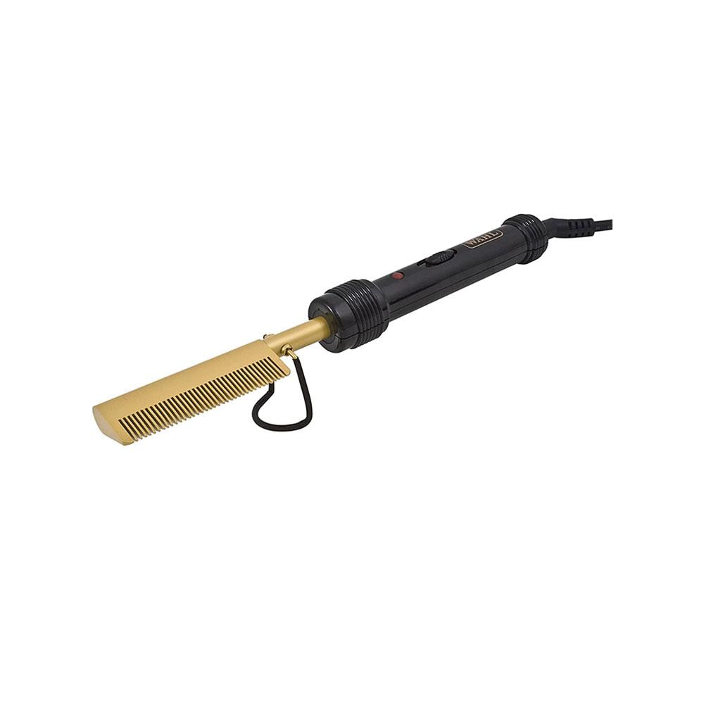 Wahl Afro Electric Hot Comb/Straightening Comb - Gold/Black