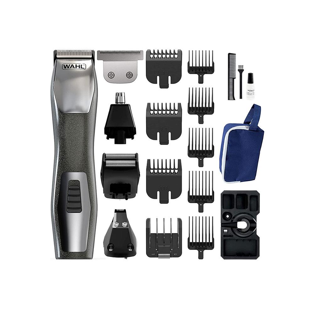Wahl 9855-2417 Chromium 11-in-1 Rechargeable Multi Groomer Trimmer Shaver Kit
