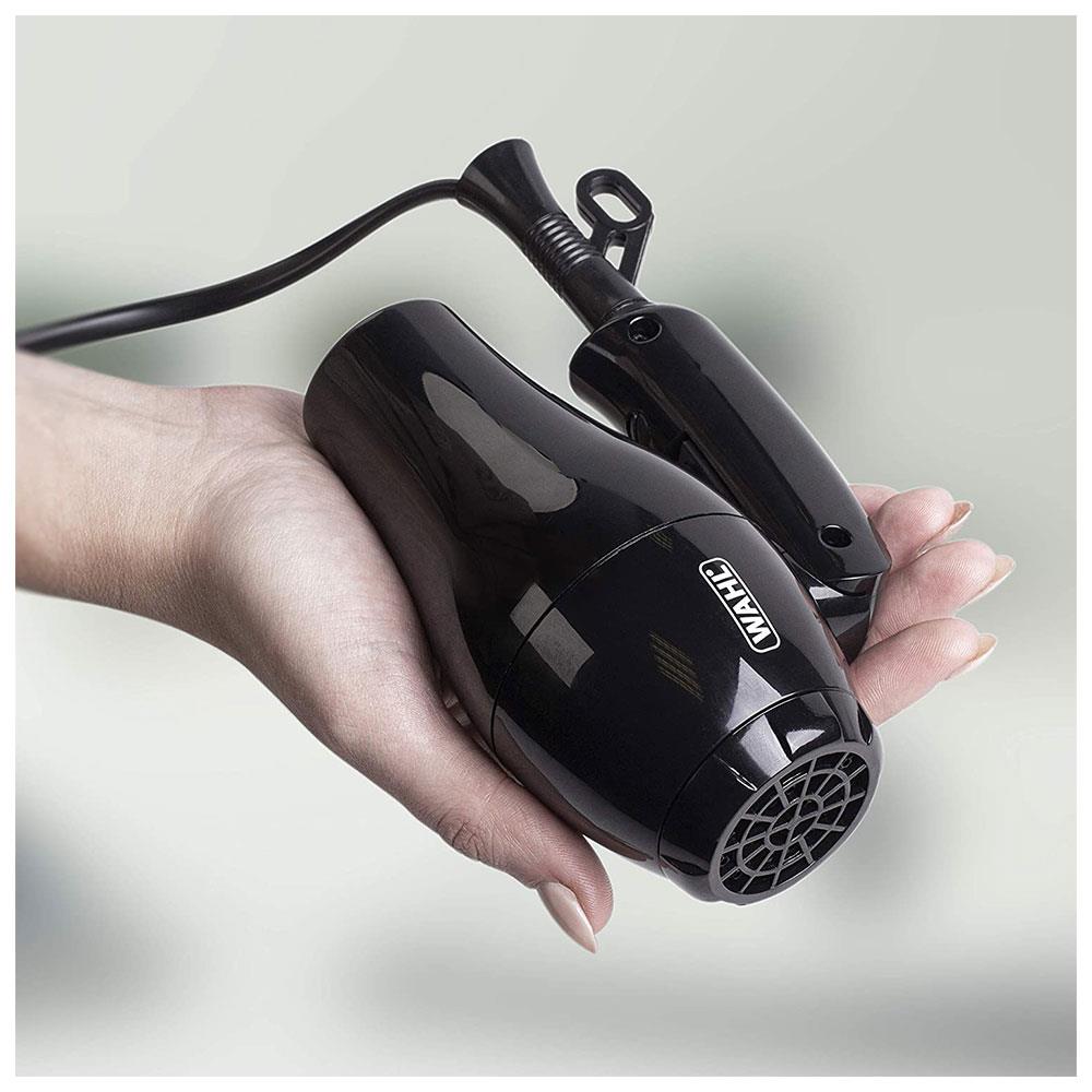 Wahl Travel Hairdryer 1000W Compact Folding Hair Dryer