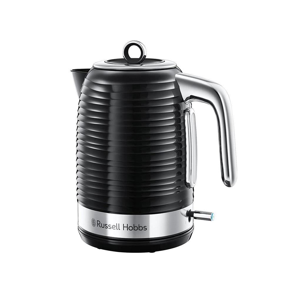 Russell Hobbs Inspire Electric Kettle 3000 W 1.7 Litre - Black With Chrome Accents Main image