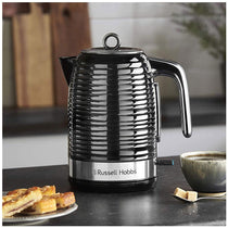 Russell Hobbs Inspire Electric Kettle 3000 W 1.7 Litre - Black With Chrome Accents