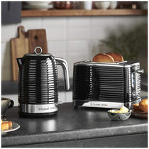 Russell Hobbs Inspire Electric Kettle 3000 W 1.7 Litre - Black With Chrome Accents