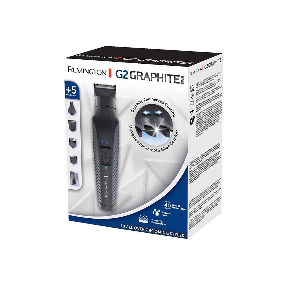 Remington Graphite G2 Multi-Grooming Kit All-In-One Personal Trimmer Hair Clipper - Black