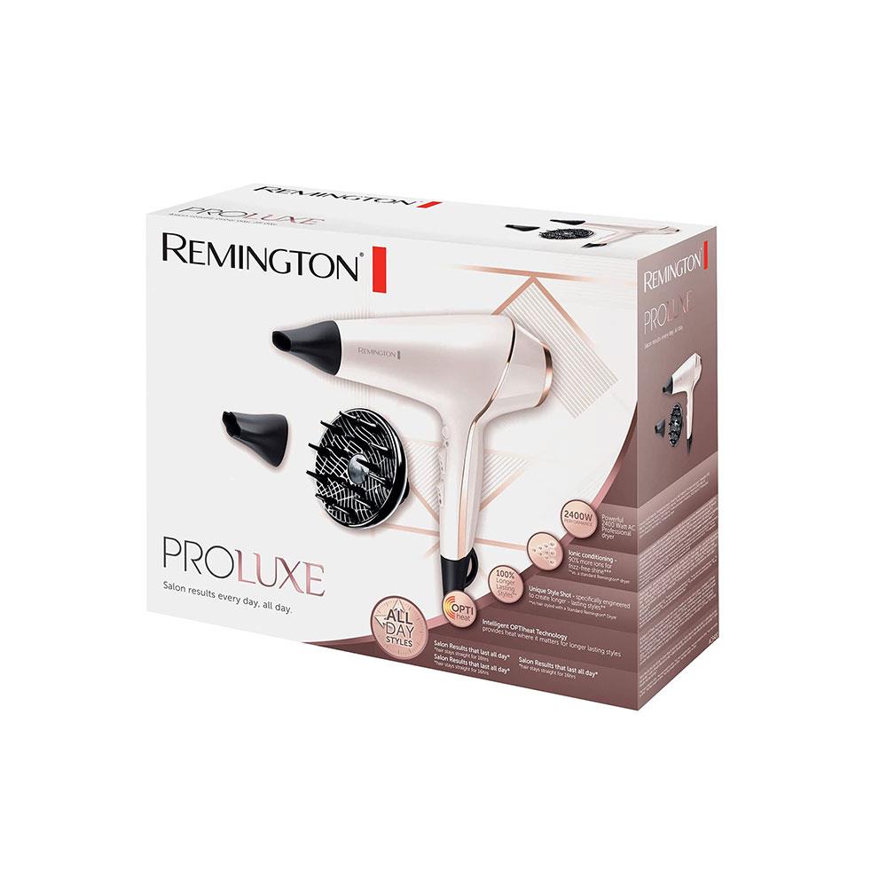 Remington Proluxe Ionic Hair Dryer With Diffuser Frizz Free 2400 W - Rose Gold