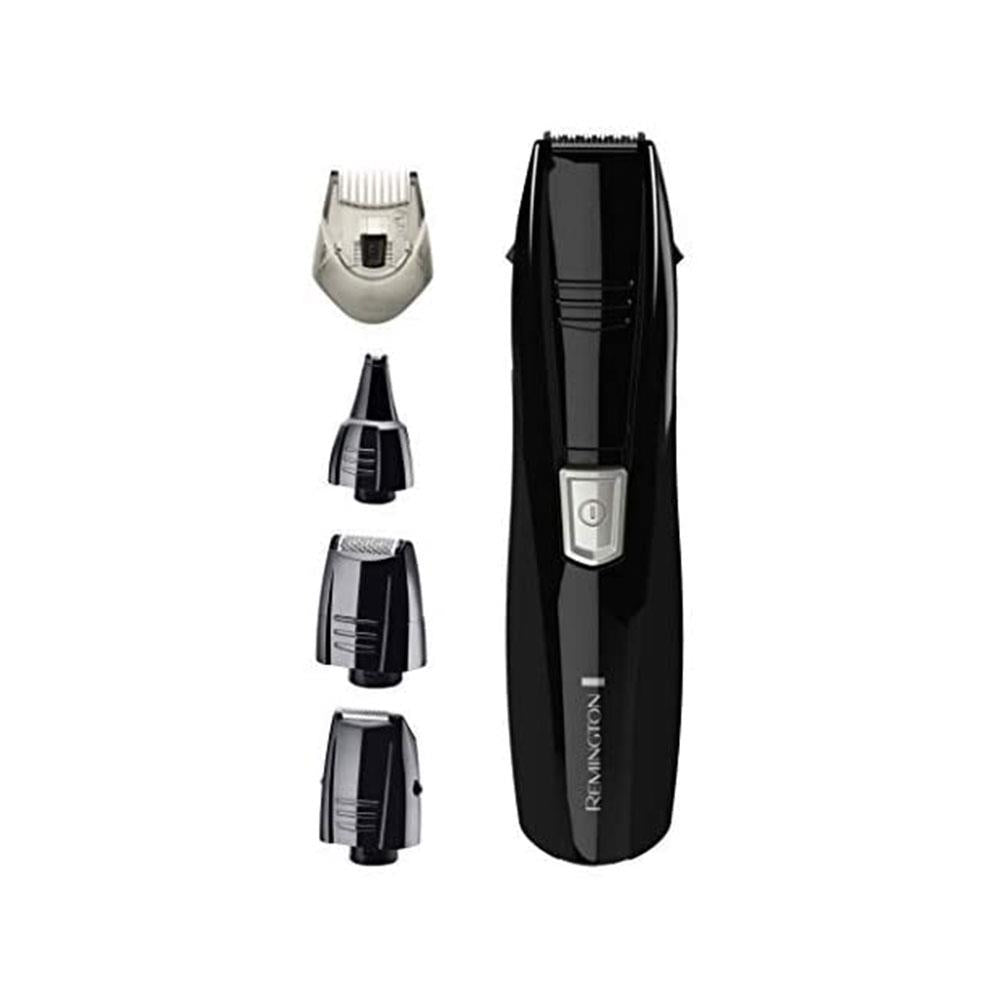 Remington Personal Groomer Hair Trimmer Battery Operated 4in1 Facial Hair Grooming Kit with Steel Self Sharpening Blades Main image