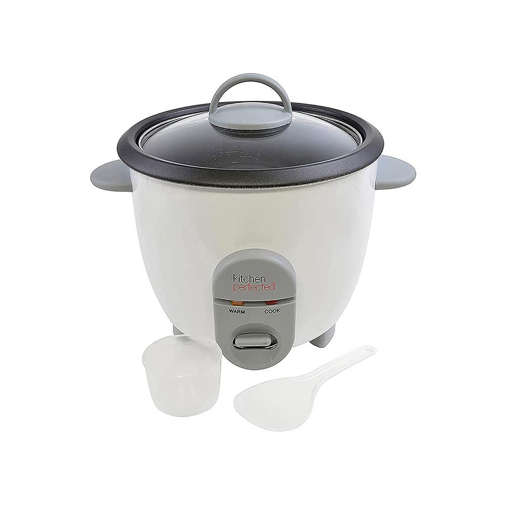 Lloytron Rice Cooker Kitchen Perfected Automatic Non Stick 350W 0.8 Litre Compact Cooker Main image
