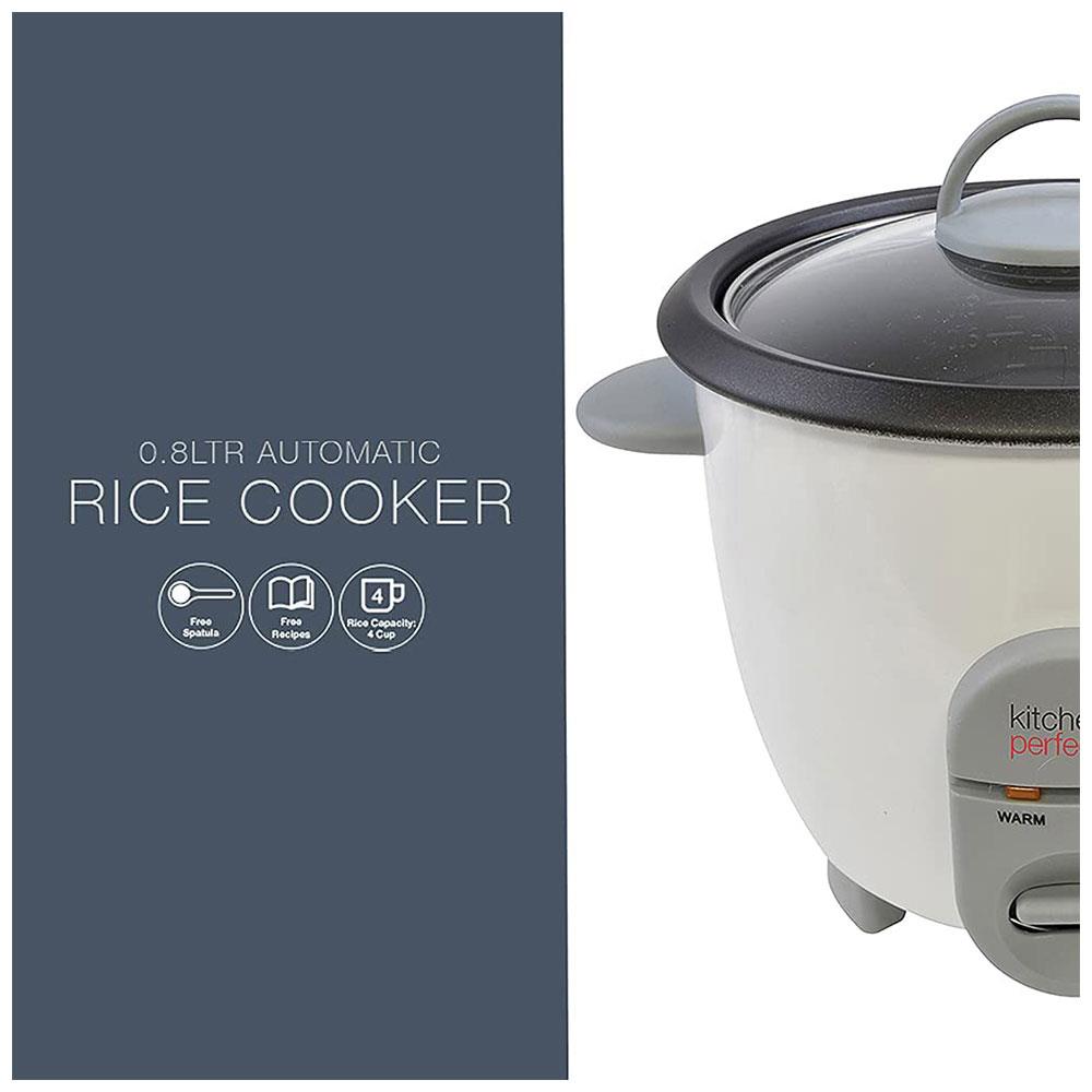 Lloytron Rice Cooker Kitchen Perfected Automatic Non Stick 350W 0.8 Litre Compact Cooker Secondary image