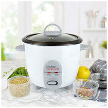 Lloytron Rice Cooker Kitchen Perfected Automatic Non Stick 350W 0.8 Litre Compact Cooker