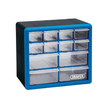 Draper 12 Drawer Organizer Plastic Rectangular - Blue