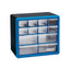 Draper 12 Drawer Organizer Plastic Rectangular - Blue