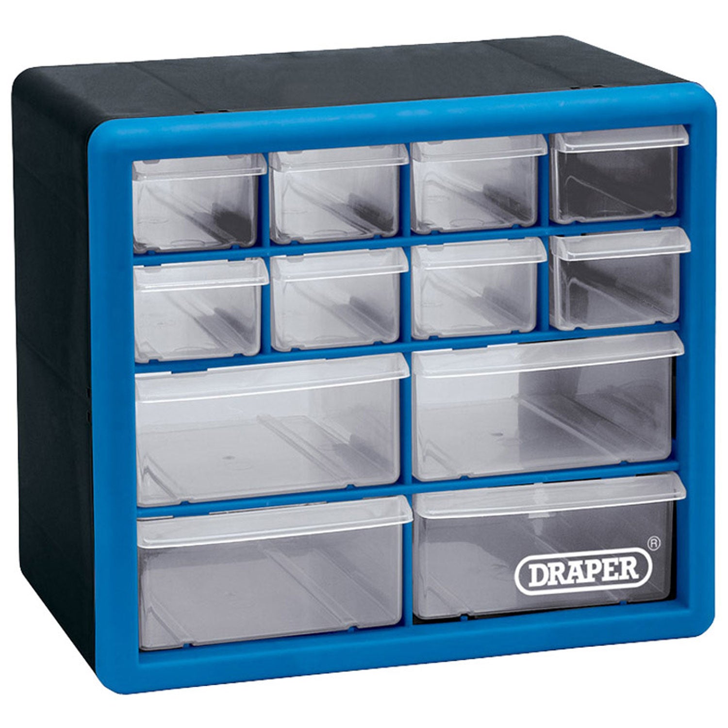 Draper 12 Drawer Organizer Plastic Rectangular - Blue Secondary image