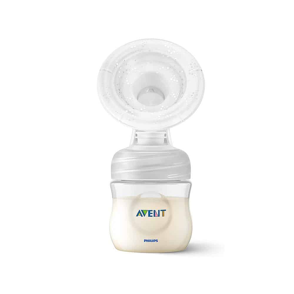 Philips Avent Manual Breast Pump And 120ml Bottle With 0m+ Nipple Kit - White Secondary image