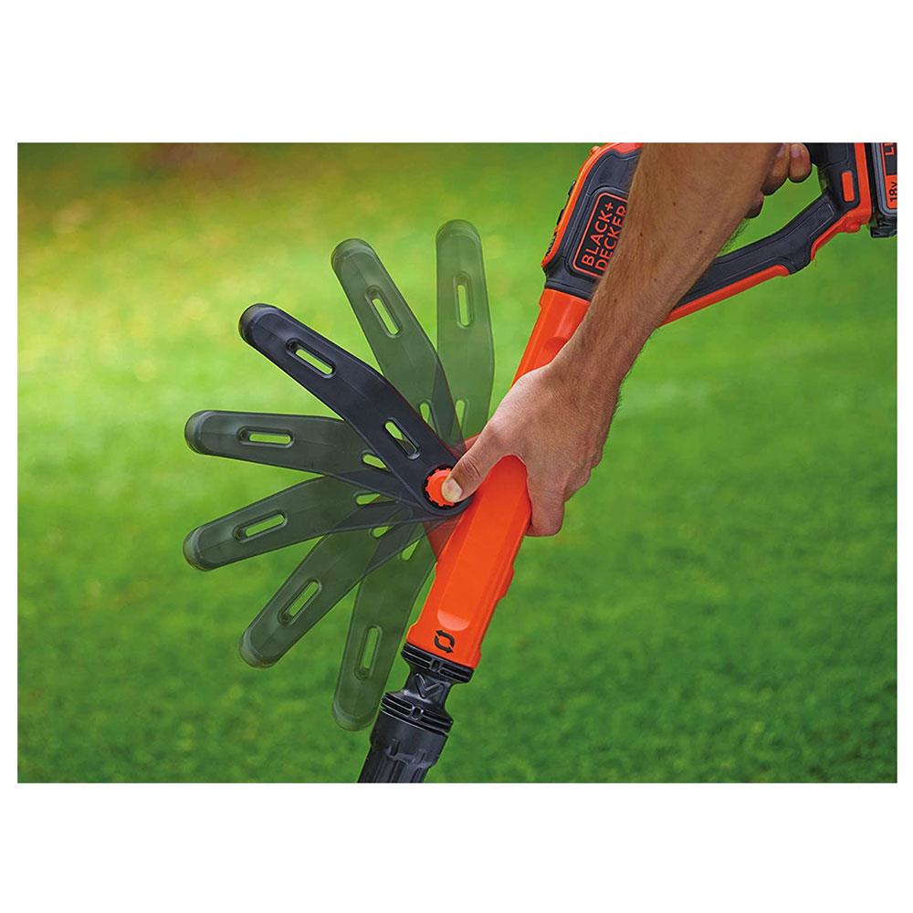 Black & Decker 18V Grass String Strimmer Bare Unit -  Black & Orange