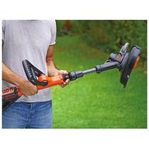 Black & Decker 18V Grass String Strimmer Bare Unit -  Black & Orange