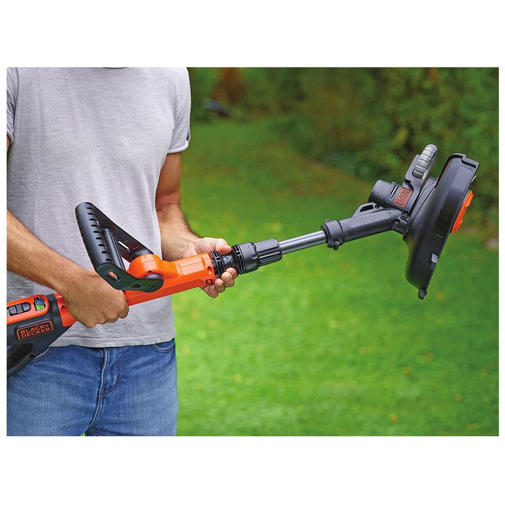 Black & Decker 18V Grass String Strimmer Bare Unit -  Black & Orange