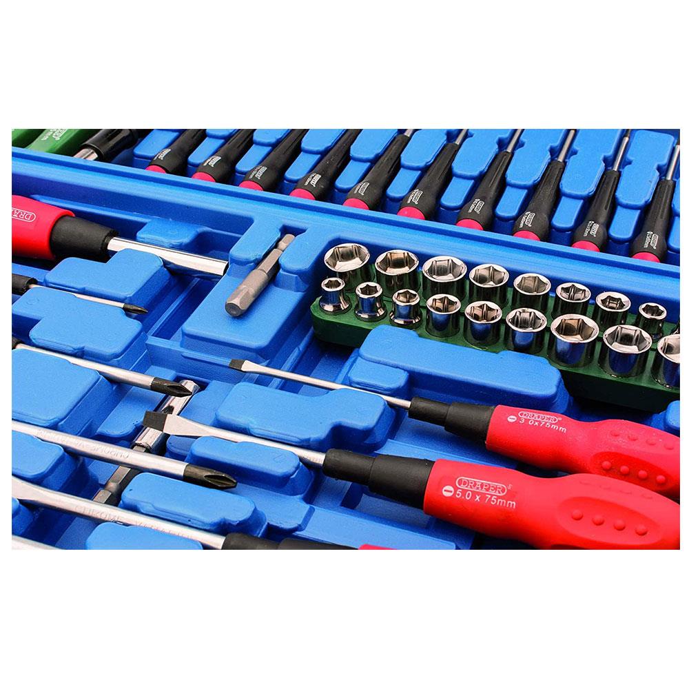Draper 70-Piece Screwdriver, Socket and Bit Set