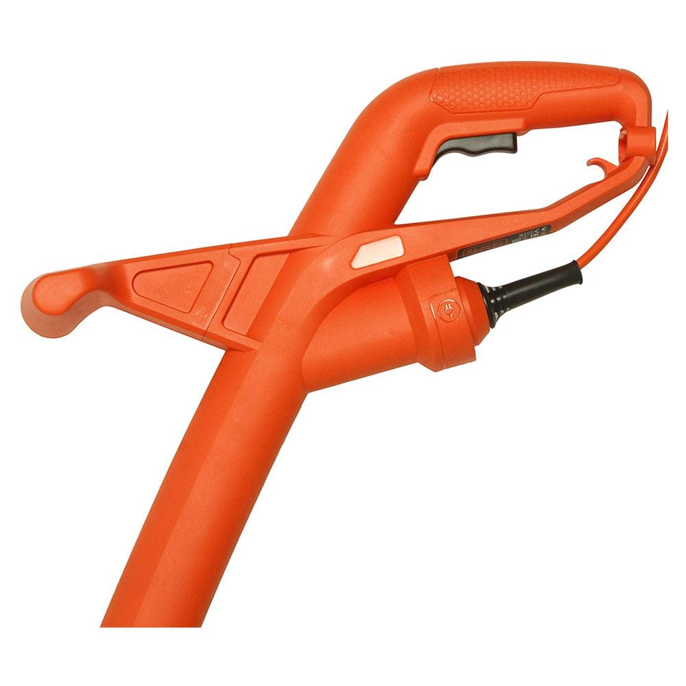 Black & Decker String Grass Trimmer Strimmer 25cm Bump Feed 350W - Red