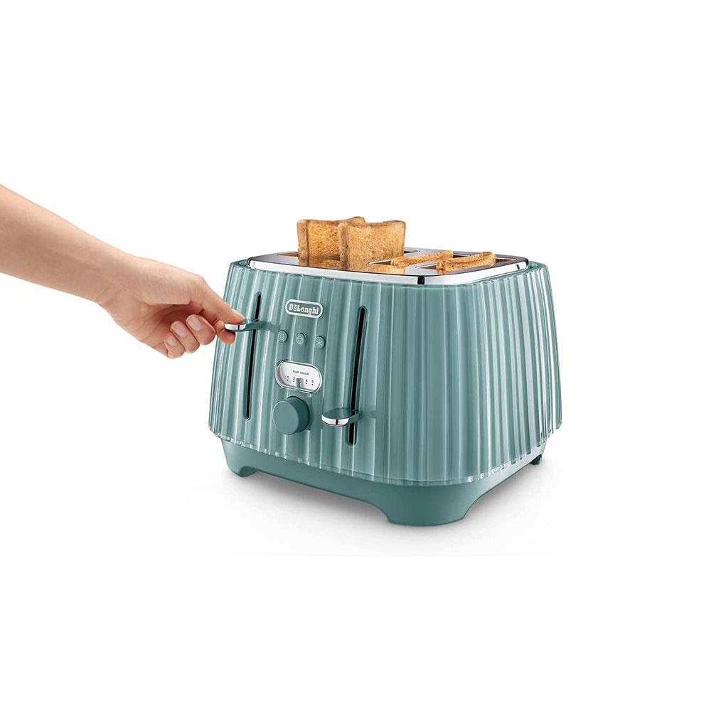Delonghi Ballerina 4 Slice Toaster Plastic 1800 W - Green