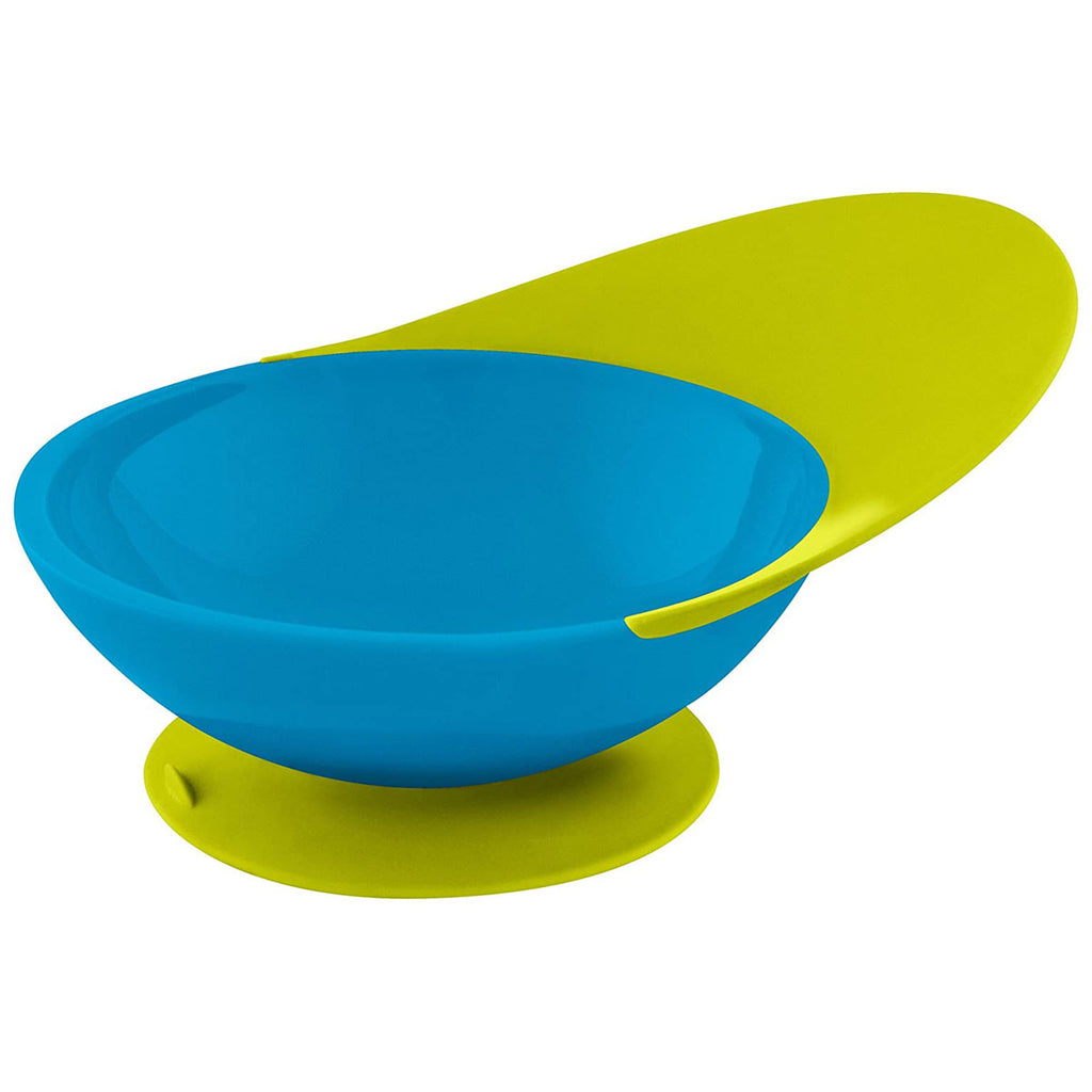 Tomy Boon CATCH Baby Feeding Bowl With Spill Catcher - Blue/Green