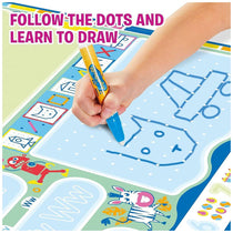 Tomy Aquadoodle My ABC Doodle Large Water Doodle Mat No Mess Colouring And Drawing Game - Multicolour