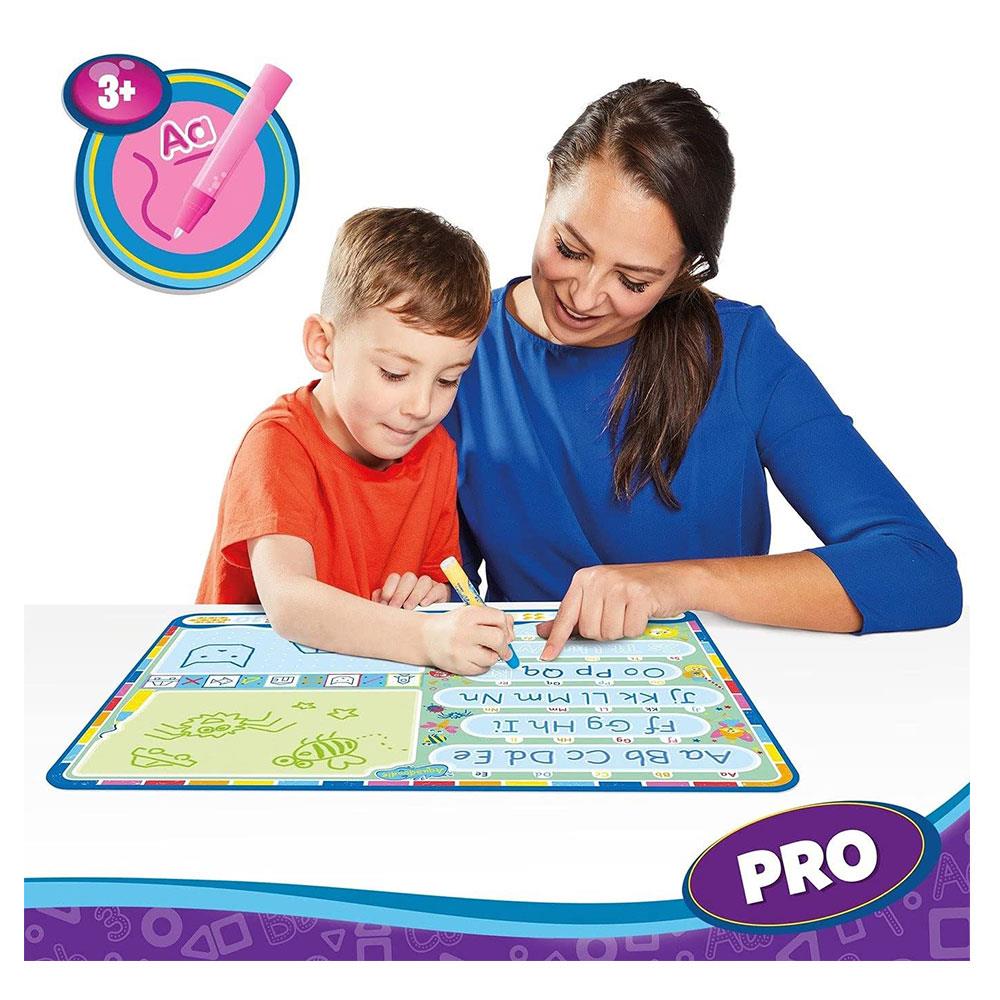 Tomy Aquadoodle My ABC Doodle Large Water Doodle Mat No Mess Colouring And Drawing Game - Multicolour