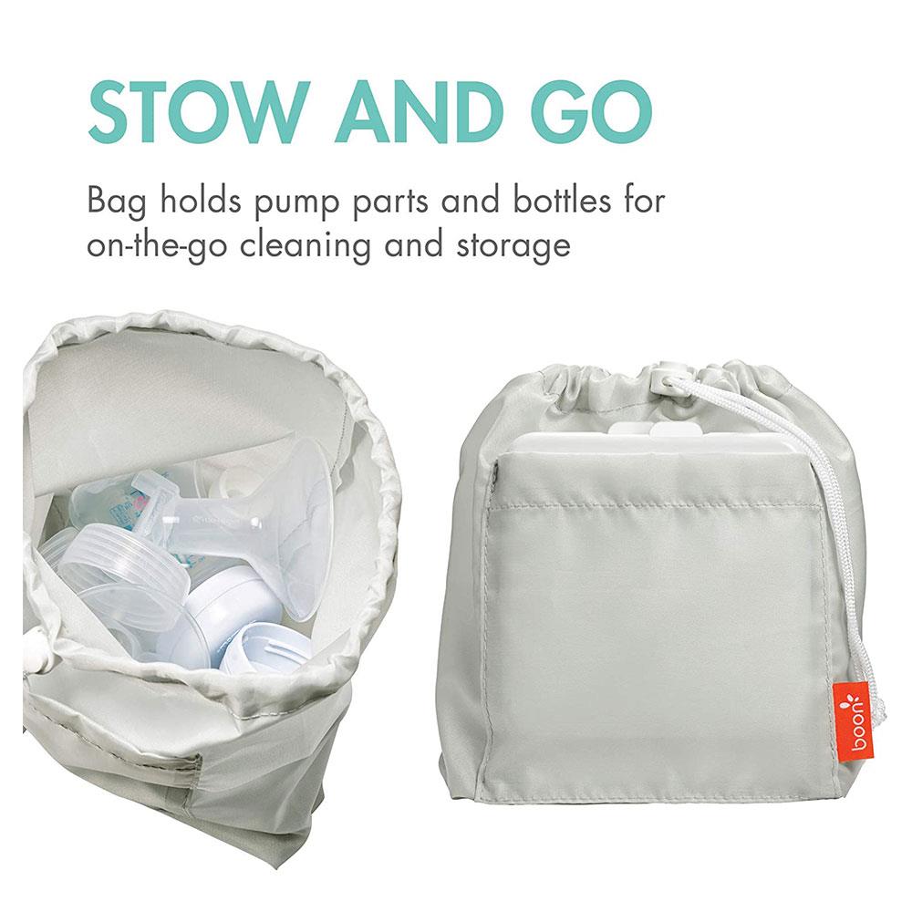 Tomy Boon PUMP Cleaning And Drying Set - Gray