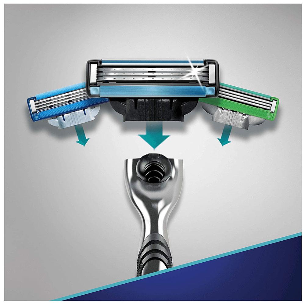 Gillette Mach3 Razor Plus 2 Blade Refills for Men