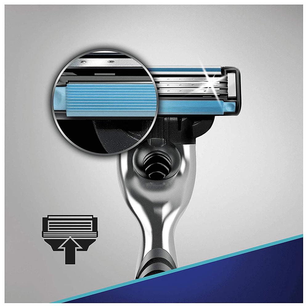 Gillette Mach3 Razor Plus 2 Blade Refills for Men