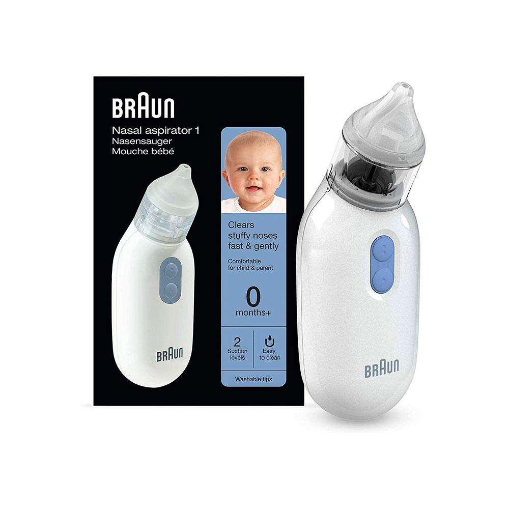 Braun Nasal Aspirator Clear Stuffy Noses Quickly & Gently. Electric nasal aspirator Main image