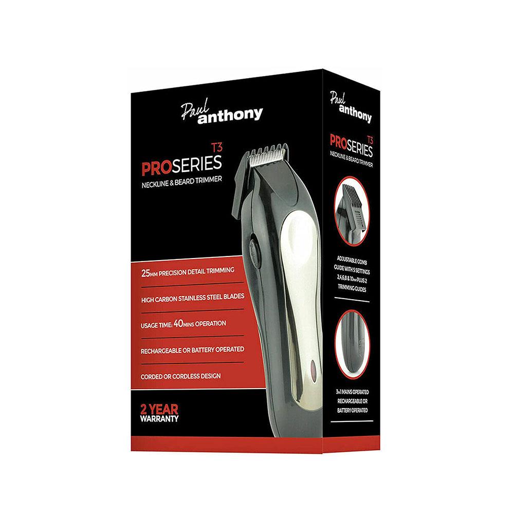 Lloytron Paul Anthony Pro Series T3 Beard & Neckline Trimmer