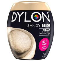 Dylon Machine Fabric Dye Pod For Clothes And Soft Furnishings 350g - Sandy Beige