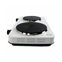 Lloytron Kitchen Perfected 2000W Double Hotplate - Stainless Steel