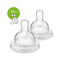Philips Avent Classic Slow Flow Teats 2pk (1 month+)