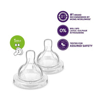 Philips Avent Classic Slow Flow Teats 2pk (1 month+)