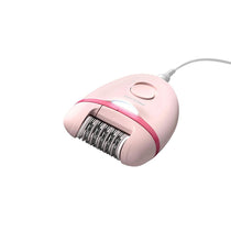 Philips Satinelle Essential Corded Compact Epilator with 5 Attachments - Pink