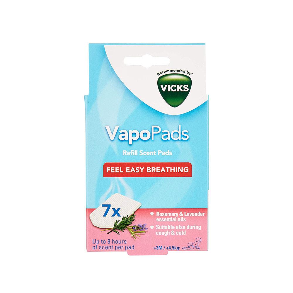 Vicks VBR7 Rosemary and Lavender VapoPads Refill - 7 Pack