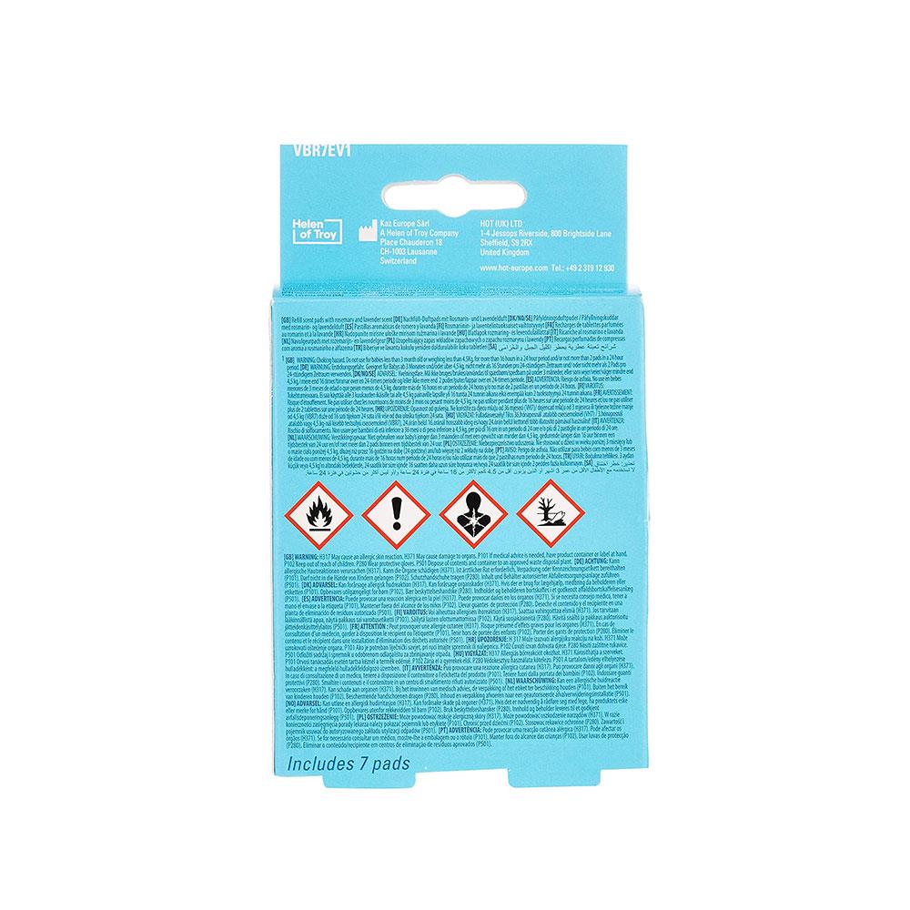 Vicks VBR7 Rosemary and Lavender VapoPads Refill - 7 Pack