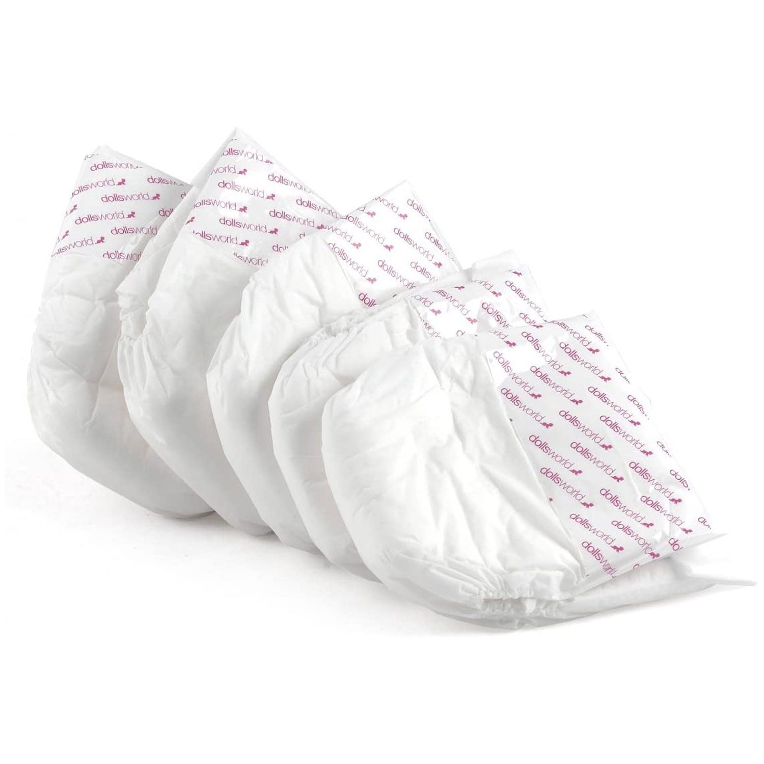 Dolls World Nappies - Pack of 5 Secondary image