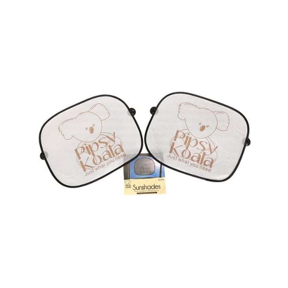 Pipsy Koala Car Sun Shade Universal Fit Baby Sun Protection 2 Pack Ultimate UV Protection for Kids Main image