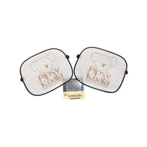 Pipsy Koala Car Sun Shade Universal Fit Baby Sun Protection 2 Pack Ultimate UV Protection for Kids