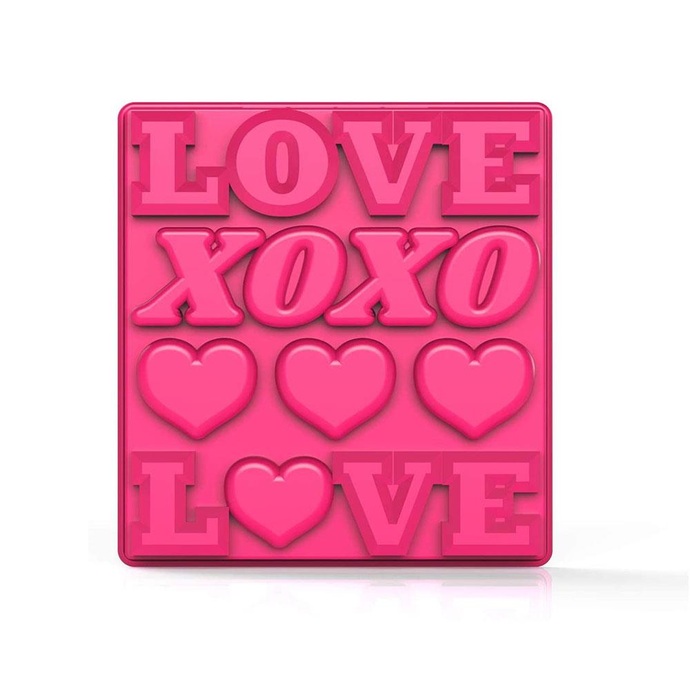 Zoku Love Ice Mold Tray - Set of 4 Phrase Ice Molds Main image