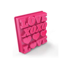 Zoku Love Ice Mold Tray - Set of 4 Phrase Ice Molds