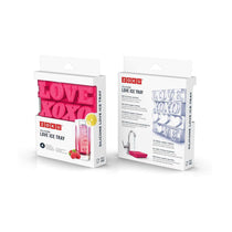 Zoku Love Ice Mold Tray - Set of 4 Phrase Ice Molds