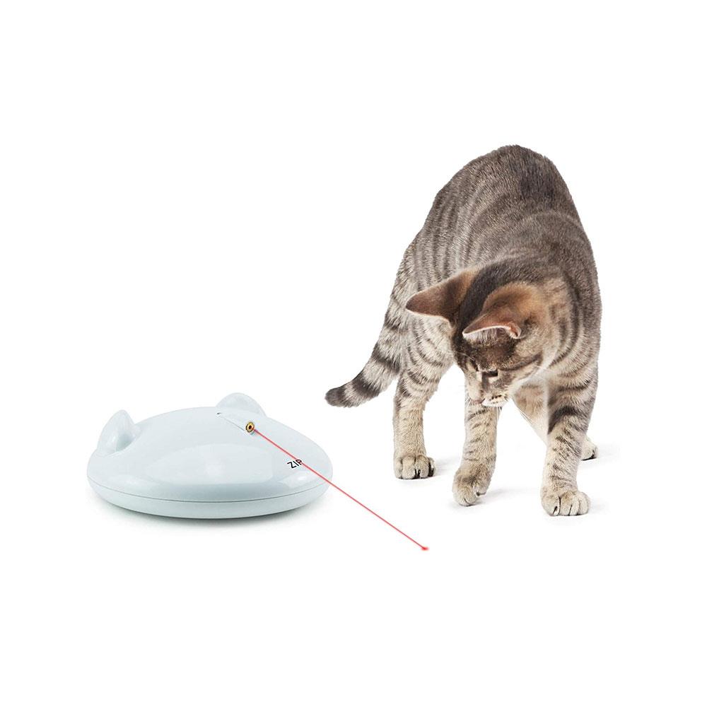 PetSafe FroliCat ZIP Automatic Cat Laser Light Toy Pets Interactive Playtime White