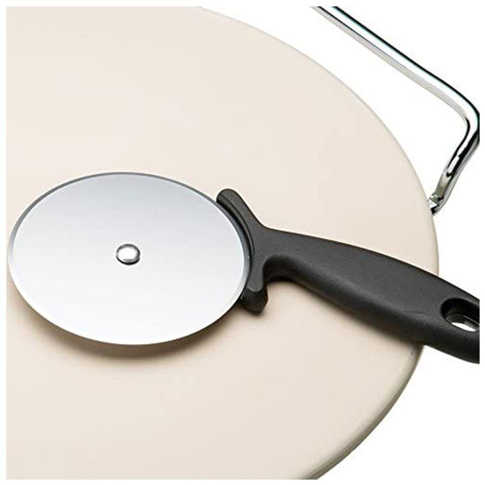 KitchenCraft World of Flavours Italian Pizza Stone Set - 2 Pieces