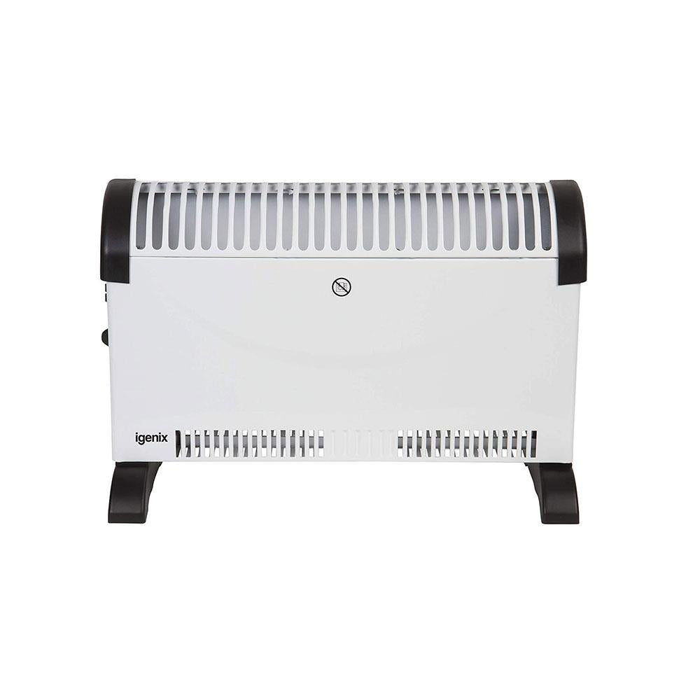 Igenix Portable Electric Convector Heater Radiator With Adjustable Thermostat 2000 W - White